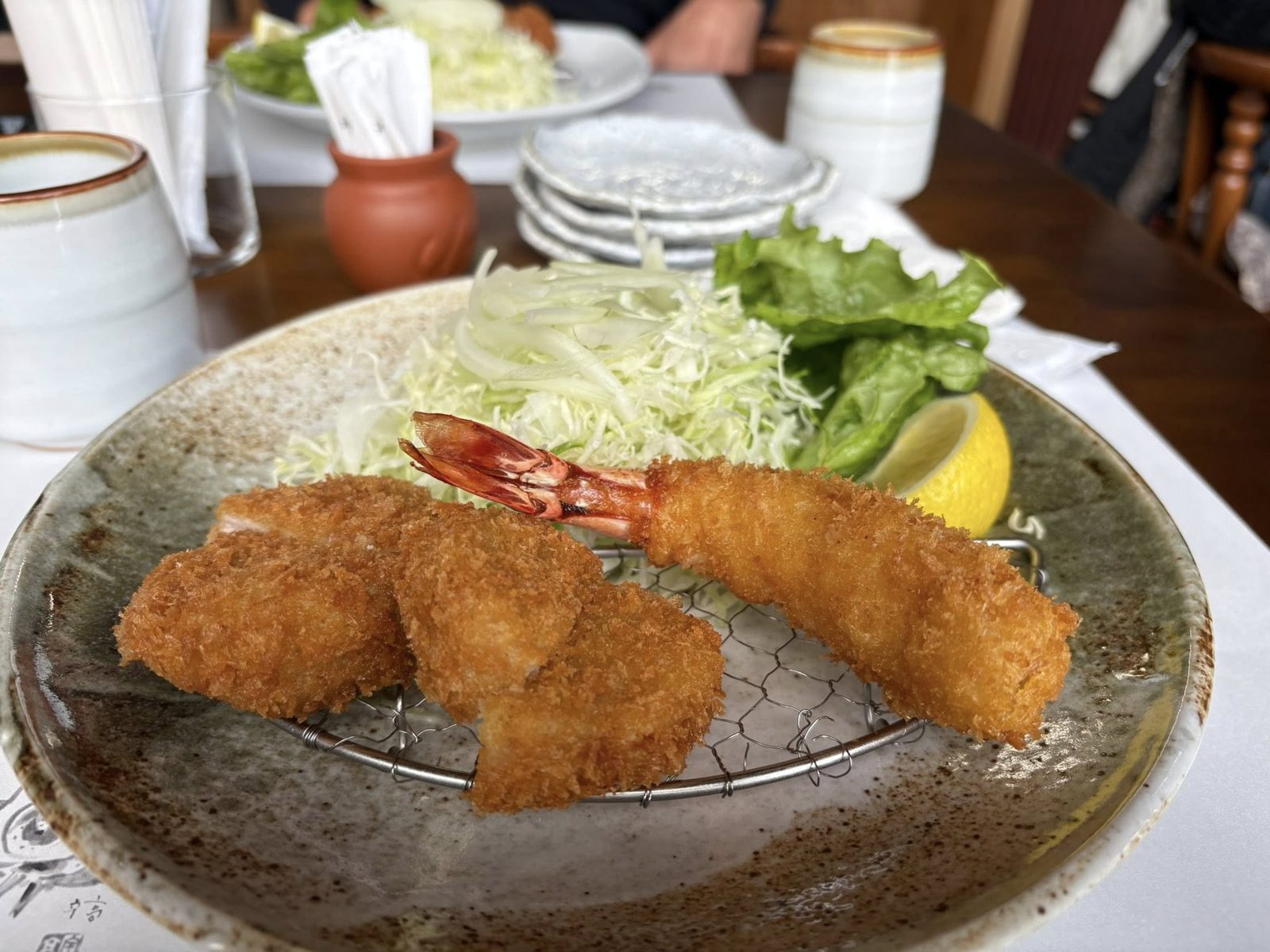 昼食のフライ